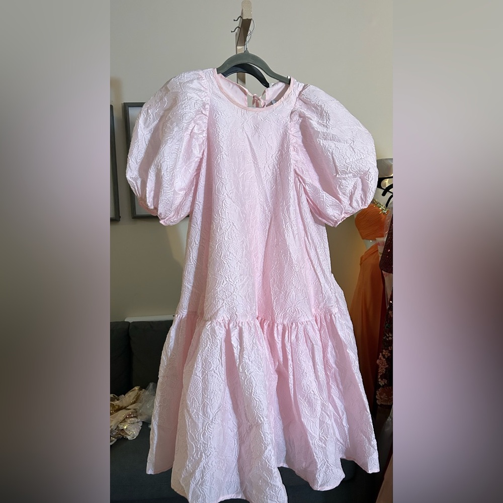 Cecilie Bahnsen Light Pink Alexa Dress - Picture 3 of 4